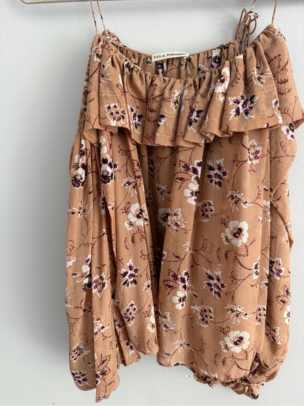Ulla Johnson silk off the shoulder top